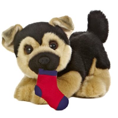 Hansa Life-Size Great Dane Stuffed Plush Animal, Sitting - Plush Dogs