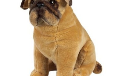 Melissa & Doug Life-Like and Lovable Plush Pug Dog