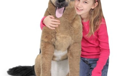 Melissa & Doug Deluxe Plush German Shepherd