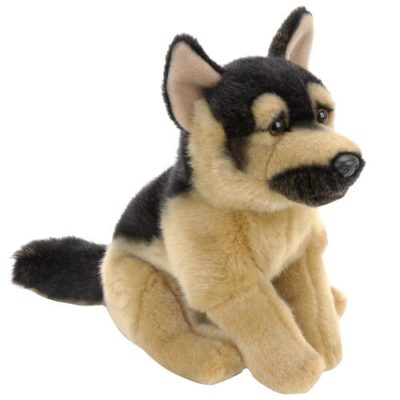 Animal Alley Plush 9" German Shepherd Dog Black and Tan