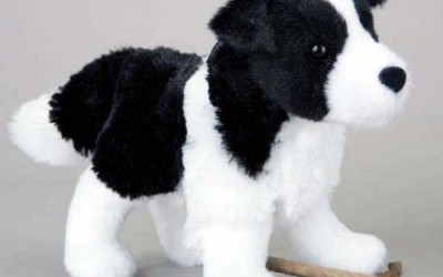 Plush Stuffed Animal: Border Collie
