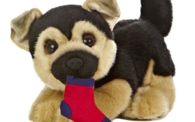 Aurora World World Miyoni Tots 9″ Plush, German Shepherd with Sock