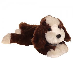 cockapoo brown white plush