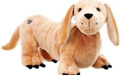 Webkinz Blonde Dachshund Plush