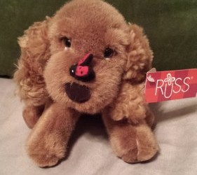 Russ Plush Cocker Spaniel “BUGSY” Dog